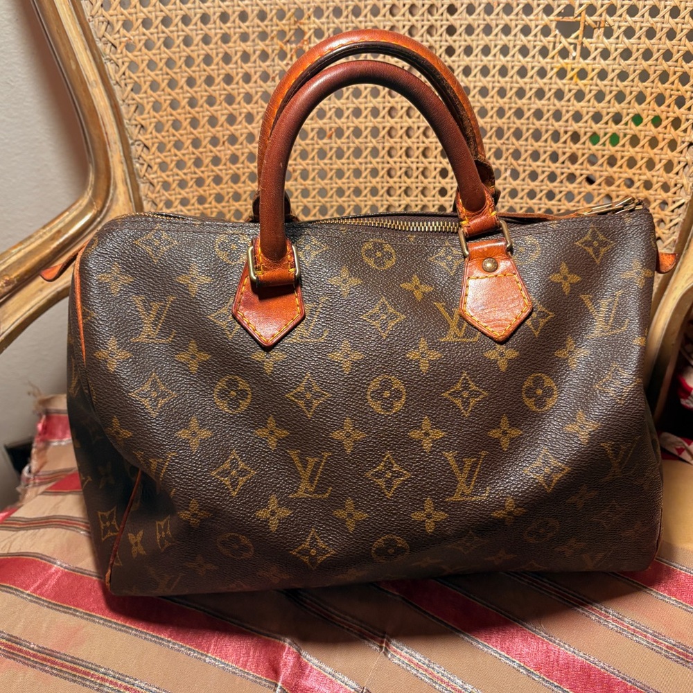 🥀 Vintage Louis Vuitton Speedy 30 Canvas Satchel | Made in France | 2002 🥀